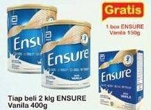 Promo Harga ENSURE Nutrition Powder FOS Vanila 400 gr - Indomaret