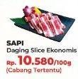 Promo Harga Daging Sapi Slice per 100 gr - Yogya