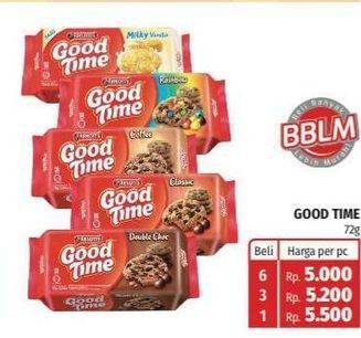 Promo Harga GOOD TIME Cookies Chocochips 72 gr - Lotte Grosir