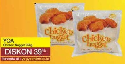 Promo Harga YOA Chicken Nugget 250 gr - Yogya