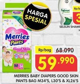 Promo Harga Merries Pants Good Skin M34, L30, XL26  - Superindo