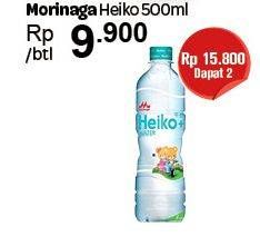 Promo Harga MORINAGA Heiko Water 500 ml - Carrefour