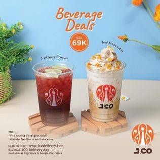 Promo Harga JCO Beverage  - JCO