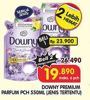 Promo Harga Downy Premium Parfum 550 ml - Superindo