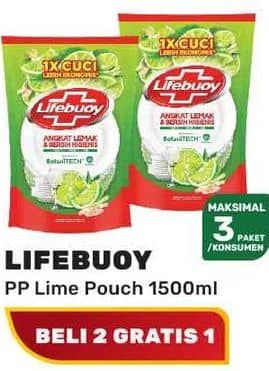 Promo Harga Lifebuoy Pencuci Piring 1500 ml - Yogya