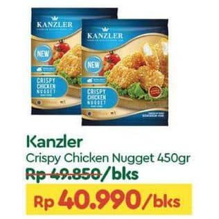 Promo Harga Kanzler Chicken Nugget Crispy 450 gr - TIP TOP