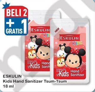 Promo Harga ESKULIN Kids Hand Sanitizer Tsum-Tsum 18 ml - Hypermart