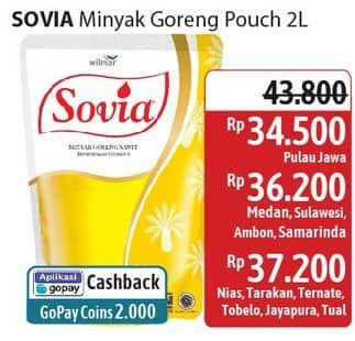 Promo Harga Sovia Minyak Goreng 2000 ml - Alfamidi