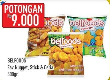 Promo Harga Belfoods Favorite Nugget, Stick & Ceria  - Hypermart