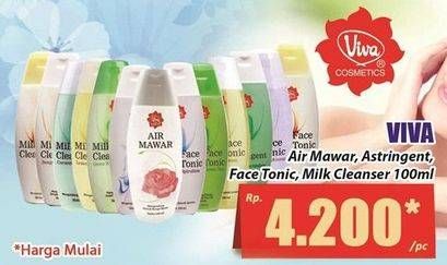 Promo Harga Viva Face Tonic/Milk Cleanser  - Hari Hari