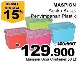 Promo Harga MASPION Container Box  - Giant