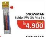 Promo Harga SNOWMAN Spidol PW-3A Mix 3 pcs - Alfamidi