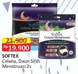 Promo Harga Softex Celana Menstruasi All Size Daun Sirih, All Size 2 pcs - Alfamart