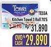 Promo Harga TESSA Kitchen Towel per 3 pcs 70 sheet - Hypermart
