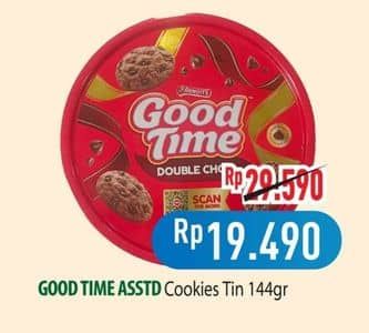 Promo Harga Good Time Chocochips Assorted Cookies Tin 149 gr - Hypermart