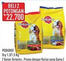 Promo Harga Pedigree Makanan Anjing 1300 gr - Hypermart