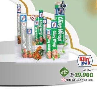 Promo Harga KLINPAK Aluminium Foil/KLINPAK Cling Wrap  - LotteMart