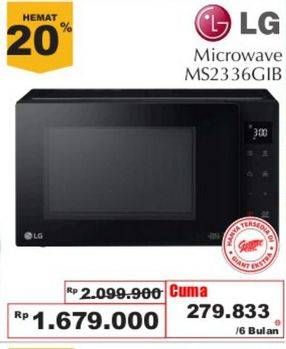 Promo Harga LG MS2336GIB Microwave  - Giant