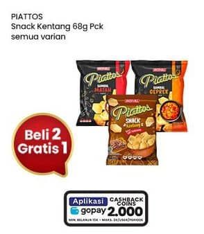 Promo Harga Piattos Snack Kentang All Variants 68 gr - Indomaret