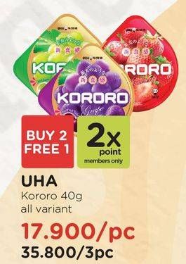 Promo Harga KORORO Candy All Variants 40 gr - Watsons