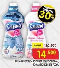 Promo Harga Sayang Liquid Detergent Original Fresh, Rose 700 ml - Superindo
