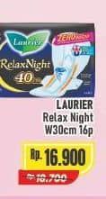 Promo Harga Laurier Relax Night 30cm 16 pcs - Alfamart