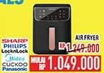 Promo Harga Sharp/Philips/Lock&Lock/Midea/Cuckoo/Panasonic Air Fryer  - Hypermart