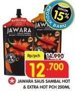 Promo Harga JAWARA Sambal Hot, Extra Hot 250 ml - Superindo