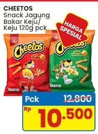 Promo Harga Cheetos Sticks Keju, Jagung Bakar Keju 120 gr - Indomaret