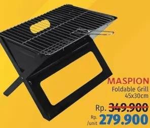 Promo Harga MASPION Grill Foldable 1 pcs - LotteMart