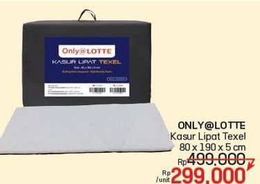 Promo Harga Only@Lotte Kasur Lipat Texel  - Lotte Grosir