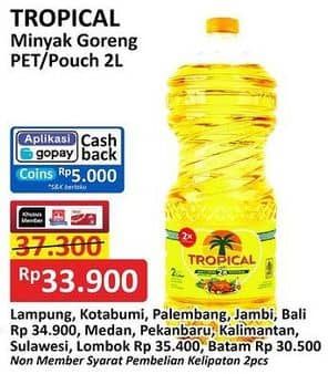 Promo Harga Tropical Minyak Goreng 2000 ml - Alfamart