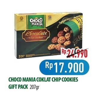 Promo Harga Choco Mania Choco Chip Cookies Gift Pack 207 gr - Hypermart