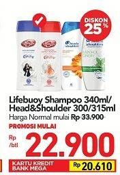 Promo Harga Lifebuoy / Head & Shoulder Shampoo  - Carrefour