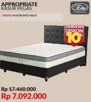 Promo Harga ELITE Appropriate Bed Set  - Courts