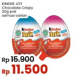 Promo Harga Kinder Joy Chocolate Crispy All Variants 20 gr - Indomaret