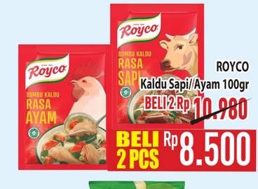 Promo Harga Royco Penyedap Rasa Sapi, Ayam 100 gr - Hypermart