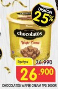 Promo Harga Hollanda Chocolatos Wafer 300 gr - Superindo