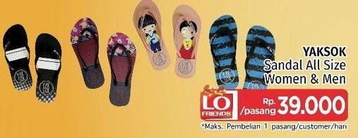 Promo Harga YAKSOK Sandal All Variants  - LotteMart