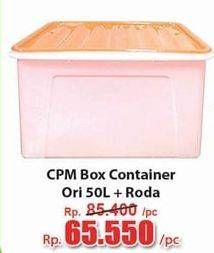 Promo Harga CPM Container Box + Roda Ori 50000 ml - Hari Hari