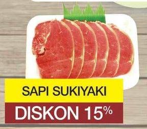 Promo Harga Sapi Sukiyaki per 100 gr - Yogya