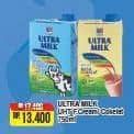 Promo Harga Ultra Milk Susu UHT Coklat, Full Cream 750 ml - Alfamart