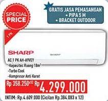 Promo Harga SHARP AH-A9VEY - AC 1PK  - Hypermart