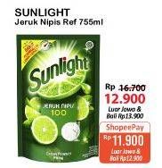 Promo Harga SUNLIGHT Pencuci Piring Jeruk Nipis 100 755 ml - Alfamart