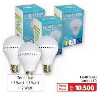 Promo Harga LIGHTSPRO Lampu LED Bulb  - Lotte Grosir