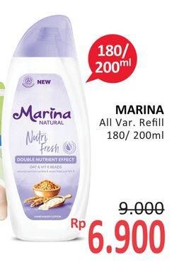 Promo Harga MARINA Hand Body Lotion All Variants 200 ml - Alfamidi
