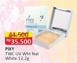 Promo Harga PIXY UV Whitening Two Way Cake Natural White 12 gr - Alfamart