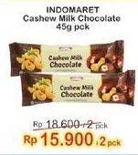 Promo Harga INDOMARET Cashew Milk Chocolate 45 gr - Indomaret