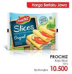 Promo Harga PROCHIZ Slices 10 pcs - Lotte Grosir