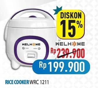 Promo Harga Welhome WRC-1211  - Hypermart